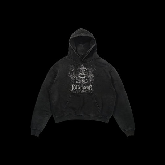 KillSMartyr Skull Cross Hoodie